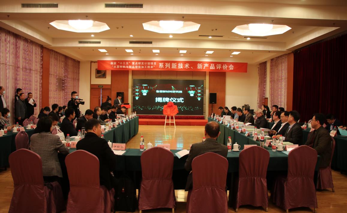 “十三五”國家重點研發(fā)計劃系列新技術、新產(chǎn)品評價會及魯麗新材料研究院揭牌儀式在魯麗隆重召開